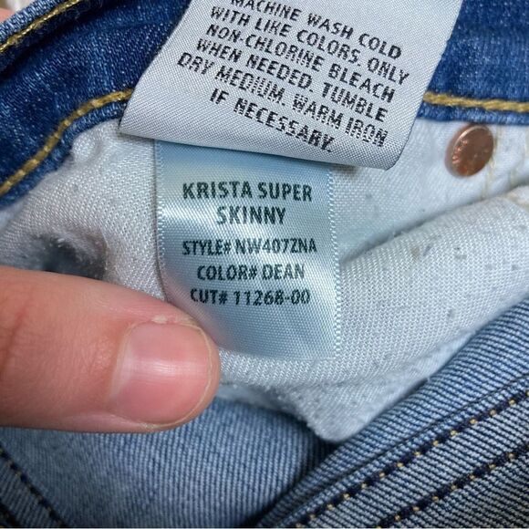 HUDSON Krista Super Skinny Jeans in Dean Size 27 - Picture 8 of 9